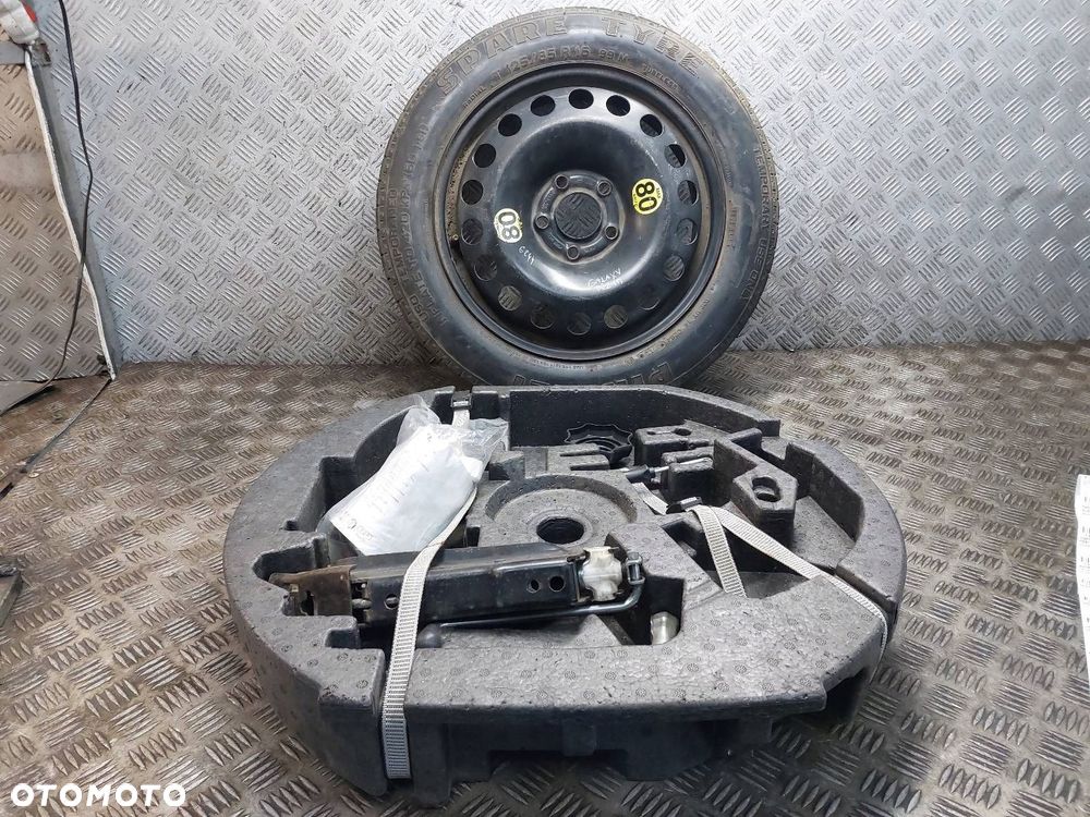 WKŁAD BAGAŻNIKA LEWAREK + DOJAZDÓWKA 5x112 4Jx16 125/85R16 VW AUDI - 1