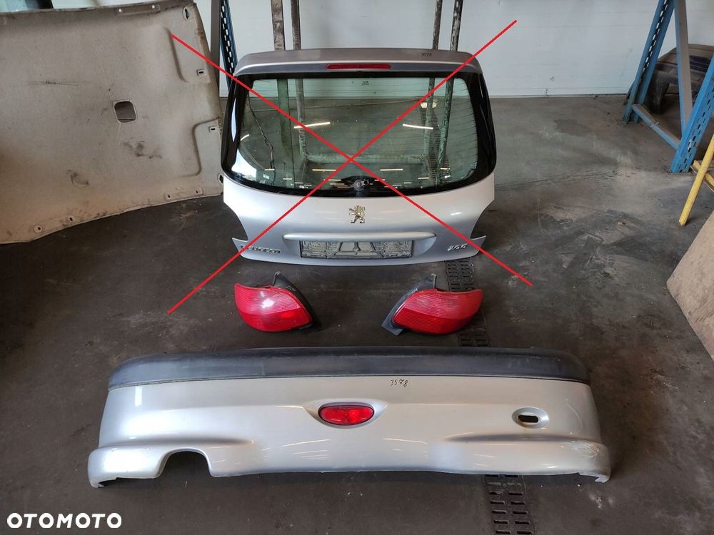 KOMPLETNY TYŁ PEUGEOT 206 LIFT I EZRC - 1