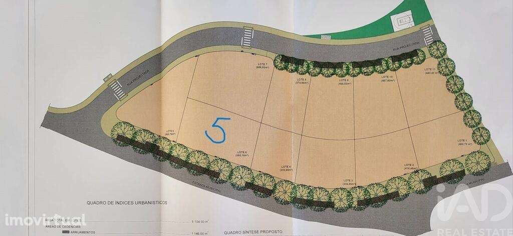 Terreno em Luz de Tavira e Santo Estêvão de 700,00 m2 - Grande imagem: 2/4