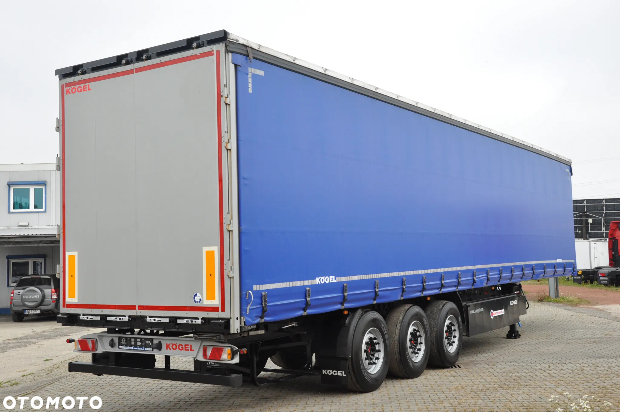 Kögel STANDARD LIGHT 5 720 kg SAF PODNOSZONA OŚ PODNOSZONY DACH KOSZ NA EP - 7
