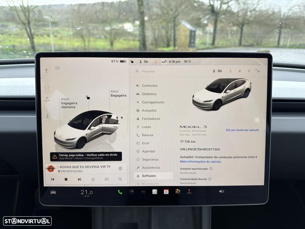 Tesla Model 3 Long Range Tração Integral Premium - 30
