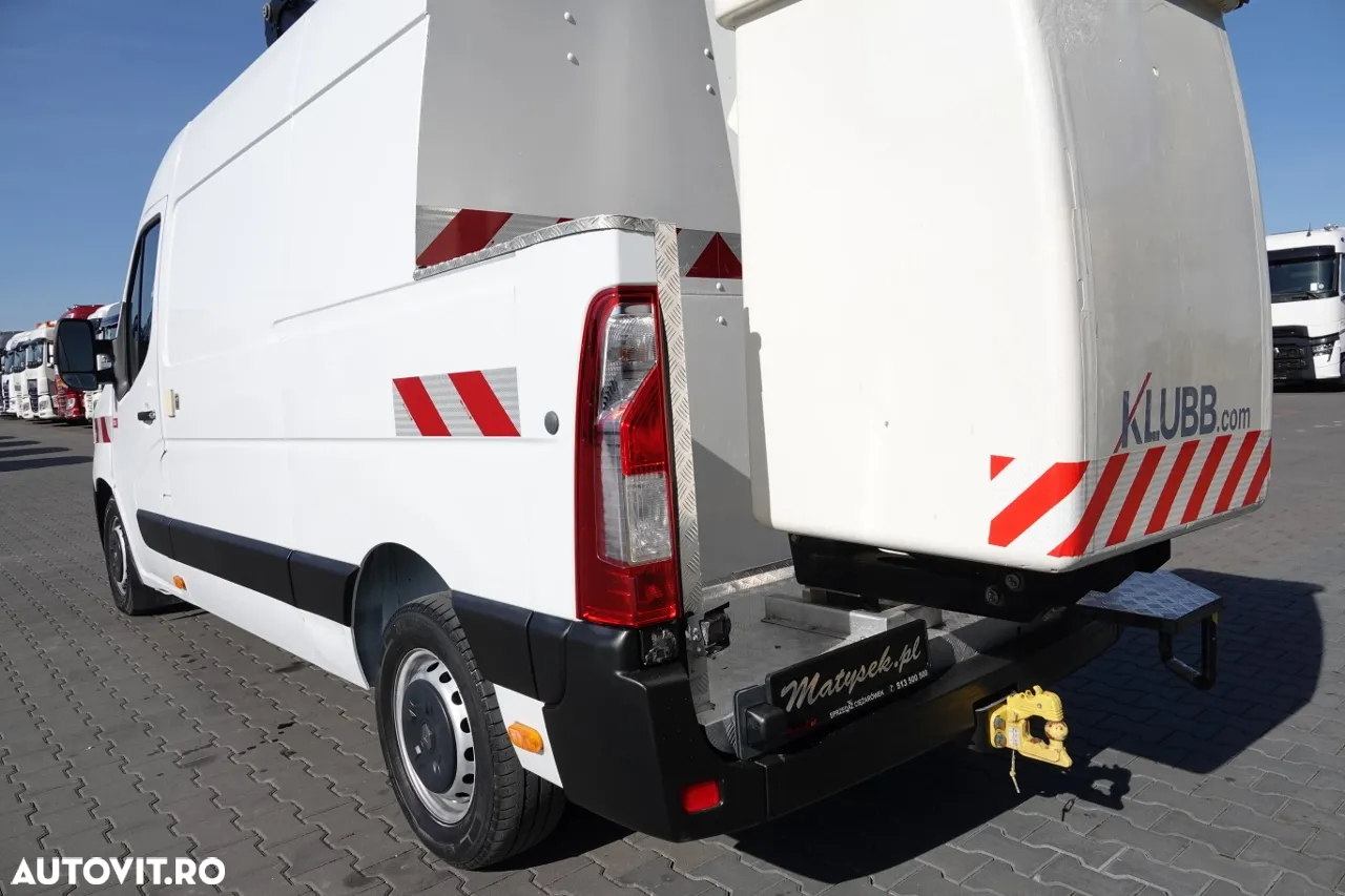 Renault MASTER / BASKET LIFT - 10 metri / 2021 / TABLA + LIFT / DUPA CONTRACTUL DE SERVICE / - 22
