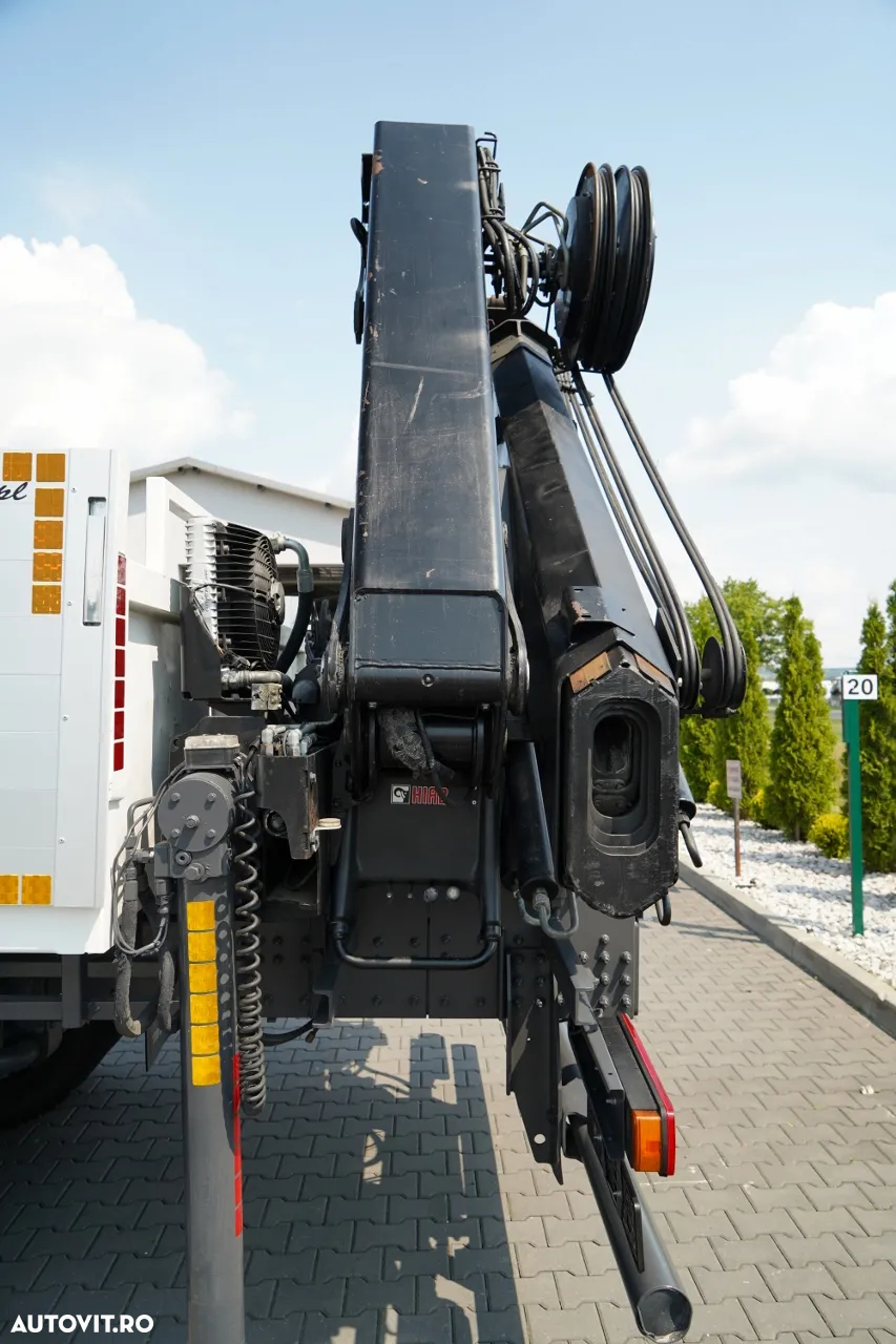 Scania P360 / 6X4 / LIVRARE 4.85 + HIAB 211 E-6 HIDUO / CAPACITATE DE RIDICARE 7100 KG / ATINGERE MAXIMĂ 16.5 M / RADIOCOMANDĂ - 21