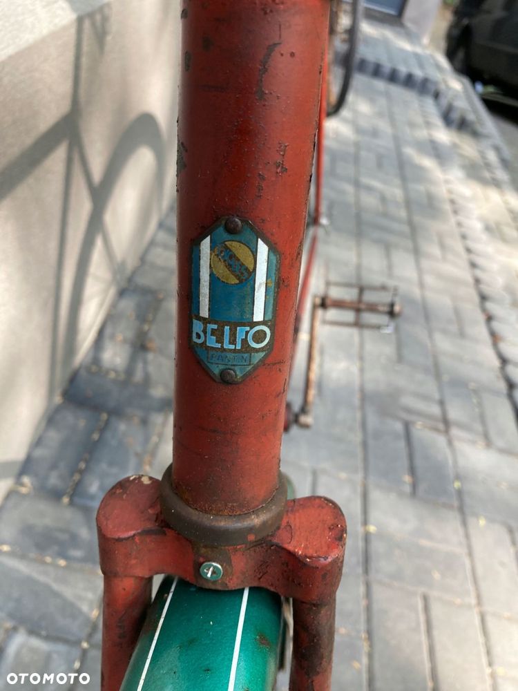 belfo rower zabytkowy powojenny piękny - 3