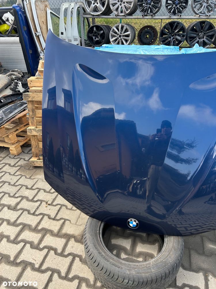 Bmw x3 f25 maska błotnik lewy prawy A76/5 pas przedni kompletny 3.0 D zderzak przód lampy bi-xenon - 6
