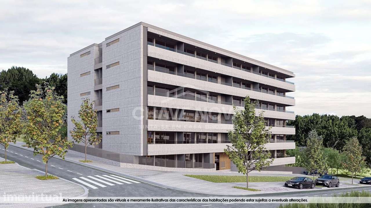 Apartamento T2 Novo c/ Lugar de Garagem em Mafamude (El Corte Inglês) - Grande imagem: 4/27
