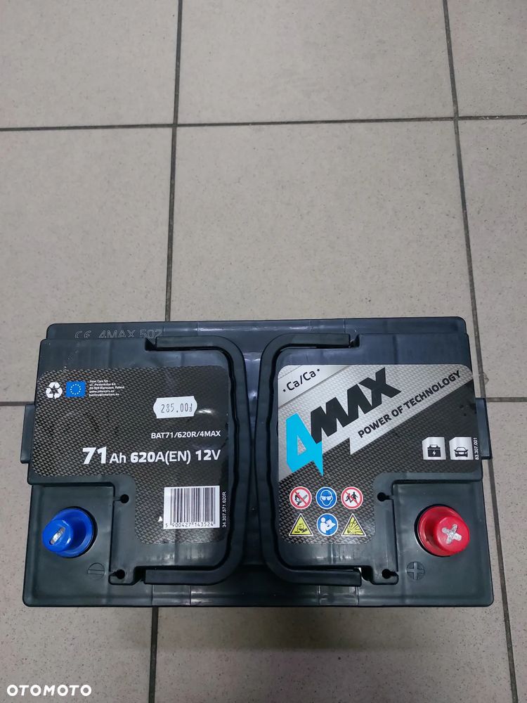 AKUMULATOR 4MAX 71Ah 620A 12V NOWY - 2