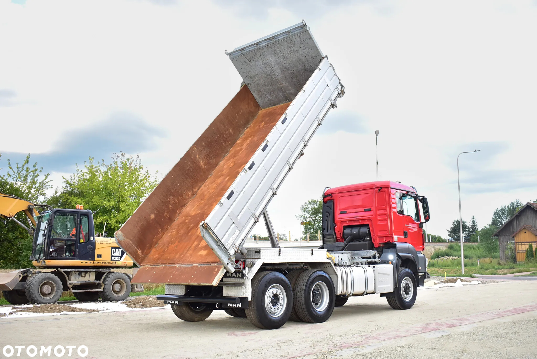 MAN TGS 28.480 6x4-4BL Wywrotka 3-Str. ** Bordmatic **! 65.000 KG Zestaw ! Przedni most/ Reduktor/ 4X4/6X6/ STAN PERFEKCYJNY ! SPROWADZONY Z AUSTRII ! - 14