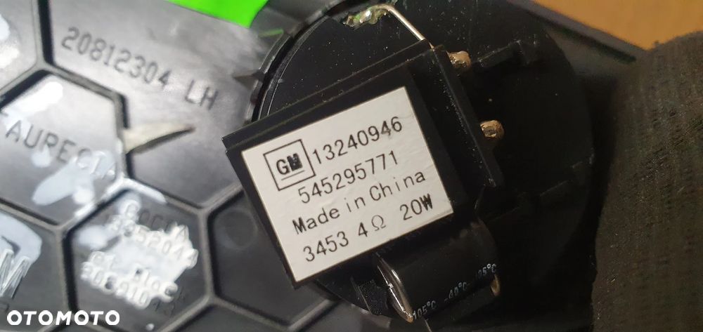 Głośnik wysokotonowy osłona konsoli prawy przód Opel Zafira C 13240946 - 5