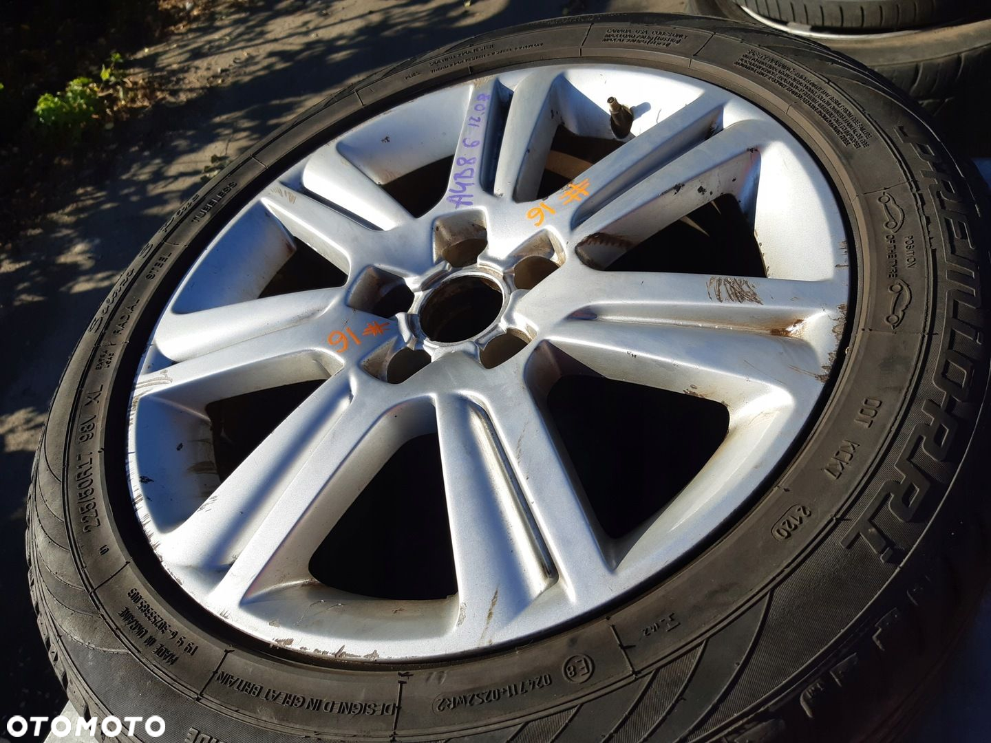 AUDI A4 B8 A5 8T FELGA ALUMINIOWA 7.5J 17 ET45 8K0601025B - 10