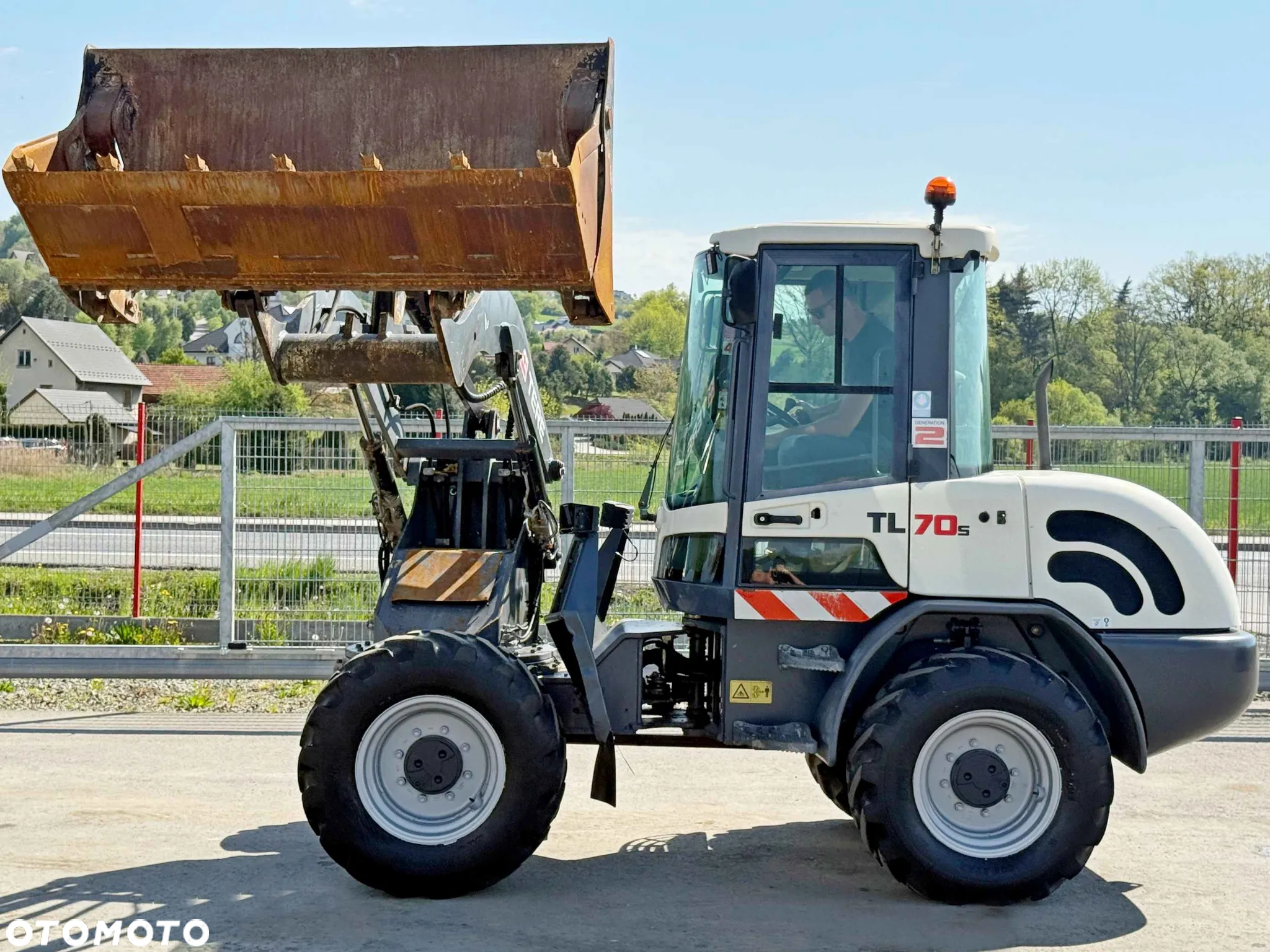 Terex TEREX TL 70 s * Ładowarka kołowa * 4x4 * STAN BDB - 10
