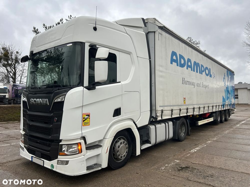 Scania R450 MEGA + KASSBOHRER 2022 ROK / MEGA ZESTAW / ZBIORNIKI 1200 L / RETARDER / KLIMA POSTOJOWA / TACHOGRAF NOWEJ GENERACJI / OŚ PODNOSZONA / REGULOWANY PODNOSZONY DACH !! - 1