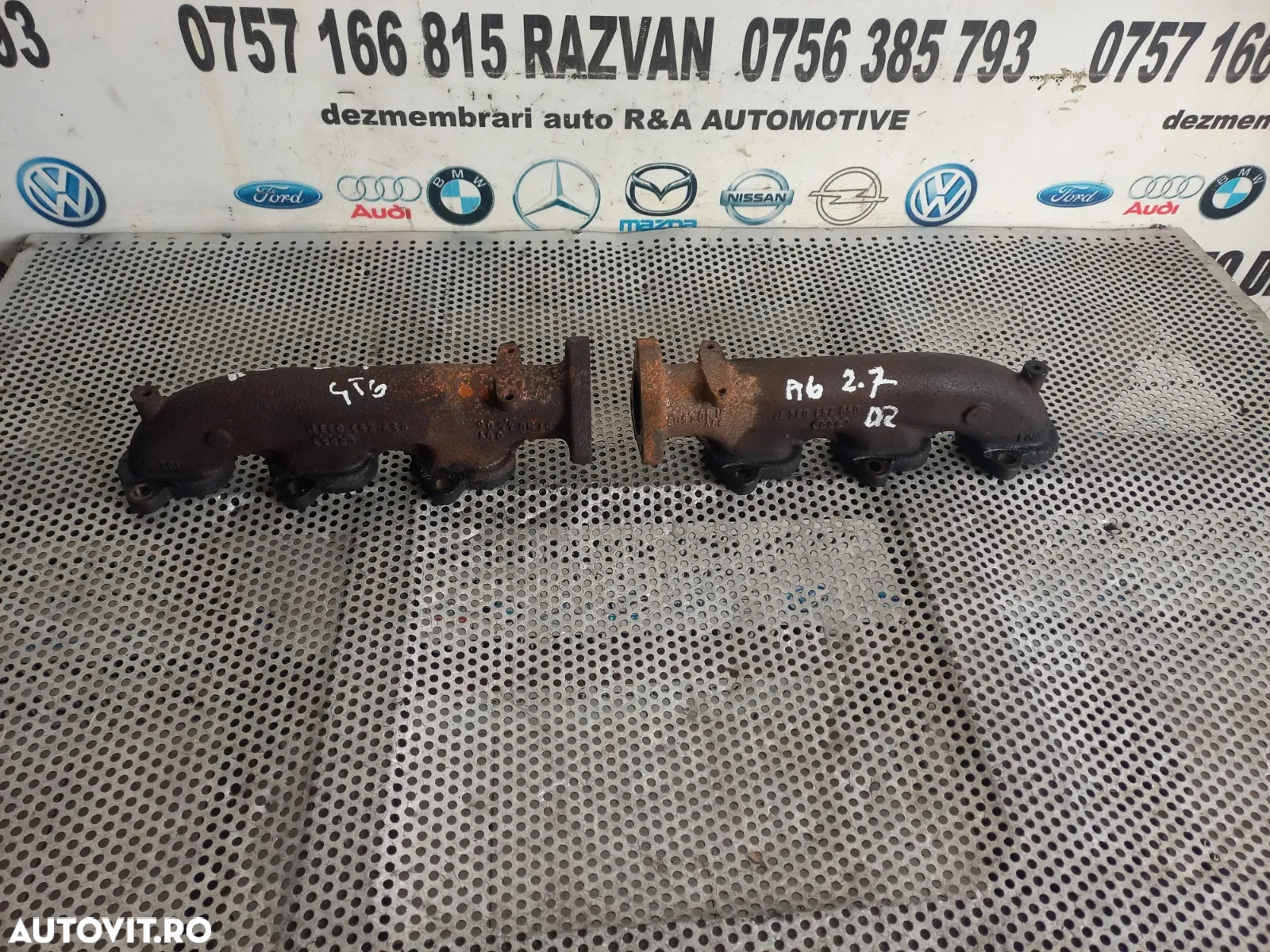 Galerie Evacuare Stanga Dreapta Audi A6 4F C6 A5 A4 B7 Q7 A8 D3 Vw Phaeton 2.7 Tdi 3.0 Tdi Euro 4 A - 5