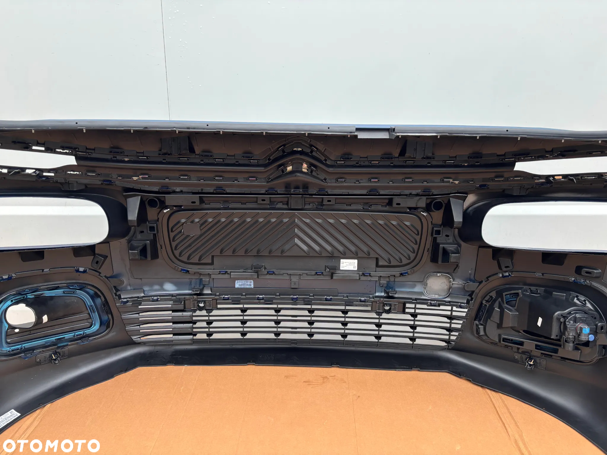 Oryginalny Zderzak Przedni Citroen Berlingo E IV 4 Pod PDC Grill Atrapa Dół Zderzaka Halogen Kratka Lewa Prawa 9816749477 Chrom Niebieski JG 2R - 10