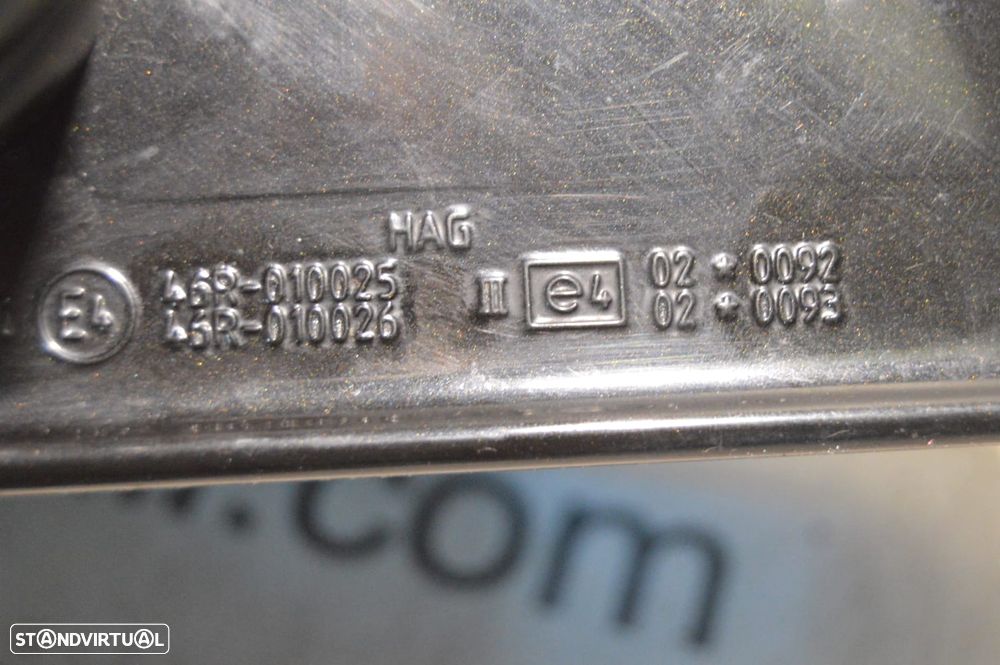 ESPELHO ESPELHOS RETROVISOR RETROVISORES ESQUERDO DIREITO ELETRICO AQUECIDOS AUDI 46R010025 46R010026 46R 010025 46R 01002 E4020092 E4020093 AUDI TT 8N9 ROADSTER 1.8i TURBO QUATTRO 180CV AUQ - 8