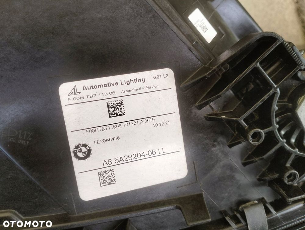 lampa lampy lewa prawa bmw x3 x4 g01 g02 full led adaptive lift lci - 6
