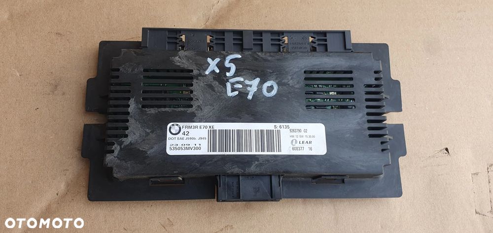 Moduł sterownik świateł BMW X5 E70 Lift 9263790 - 1
