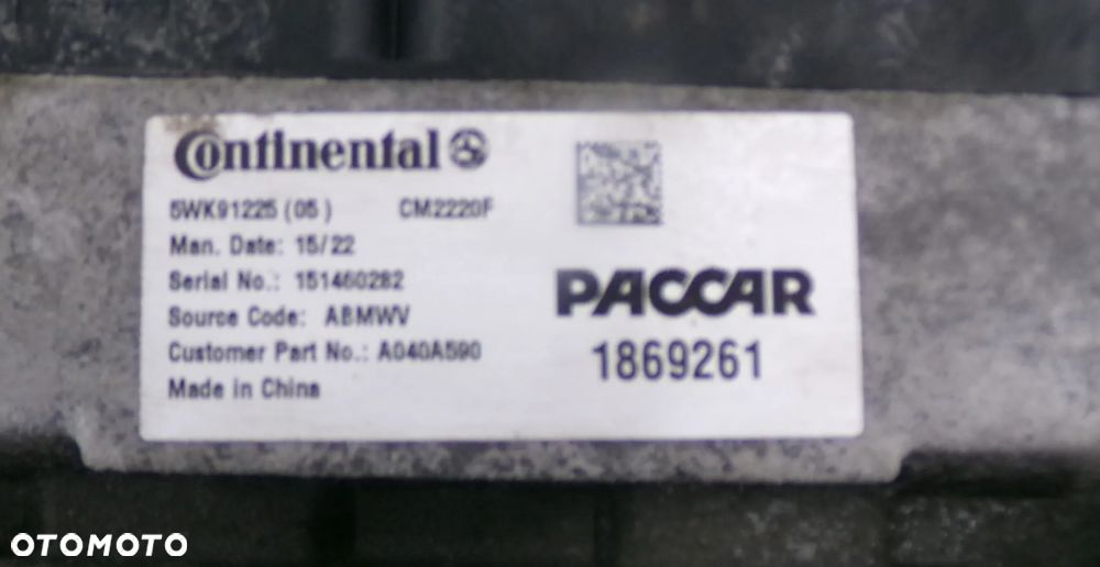 KOMPUTER STEROWNIK MODUŁ AD BLUE 1869261 DAF XF 106 - 3