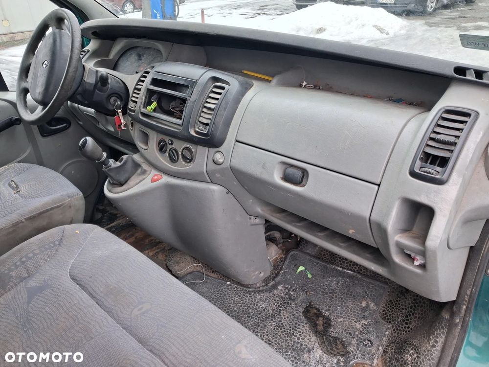 Renault Traffic I Opel Vivaro 01-07 silnik kompletny 1.9 DCi F9Q 101KM F9Q760 skrzynia biegów 6 biegów PK6 375 drzwi maska klapa błotnik lampa lusterko szyba czołowa drzwi tył tylne zamek listwa atrapa podstawa czujnik przewód wiązka rura turbina intercooler lewarek maglownica zwrotnica zacisk podstawa stopień manetka panel wyświetlacz ramka boczek fotel ława pas pompa sterownik moduł felga sanki belka mechanizm NA CZĘŚCI WSZYSTKIE CZĘŚCI - 7