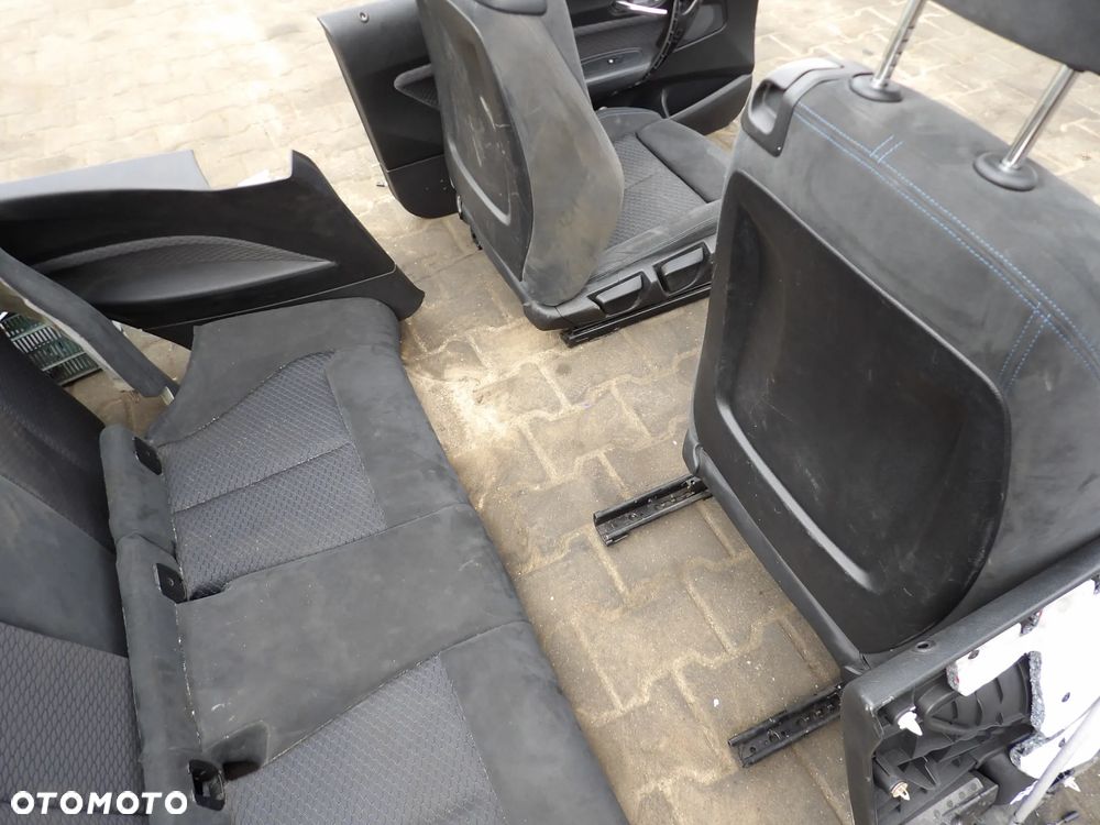 BMW - F21 - ALCANTARA - FOTELE - KANAPA - BOCZKI - KOMPLET - NIE OGRZEWANE - DEMONTAŻ - 7