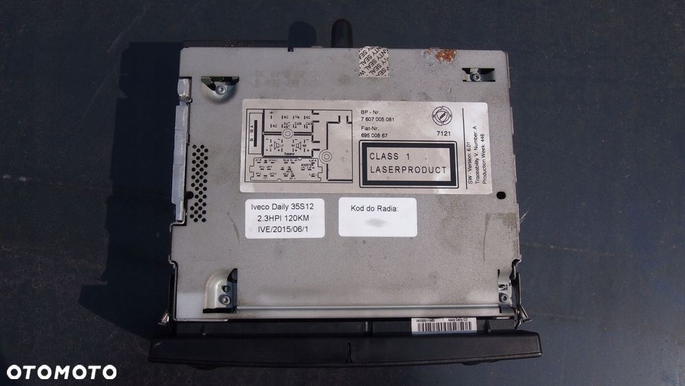 radio cd iveco ducato 06-11 blaupunkt kod oryg. - 6