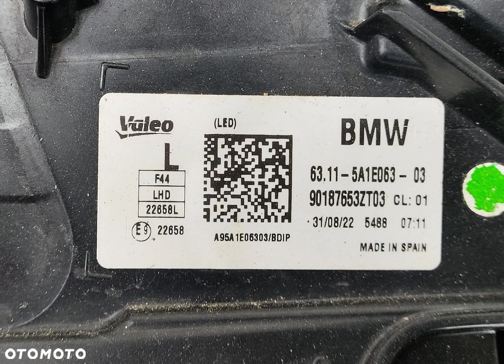 BMW 1 F40 FULL LED LAMPA LEWA PRZÓD - 3