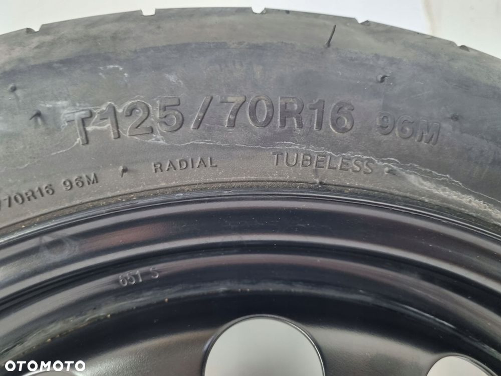 KOŁO DOJAZDOWE ZAPASOWE Audi Seat Vw Golf V 125/70 R16 1K0601027F 5x112 - 6
