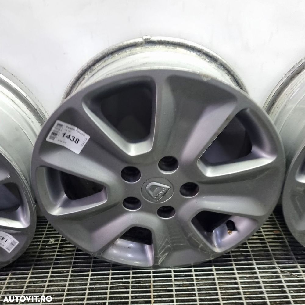 Jante aliaj Dacia Duster Facelift 2014 - 2017 (1438) R16 NU ARE ET 5*114.3 - 4