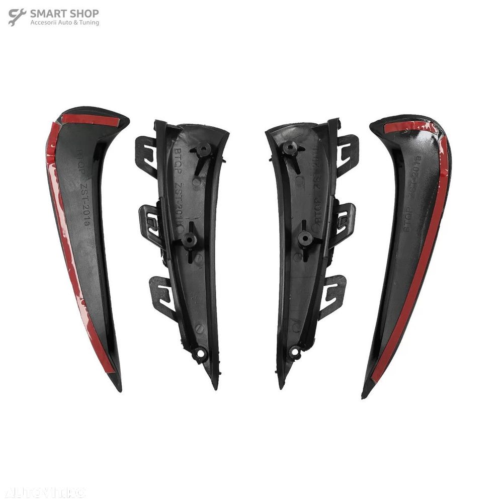 Ornamente Bara Spate Flapsuri Negru Lucios Mercedes GLA SUV H247 (2020 - 5
