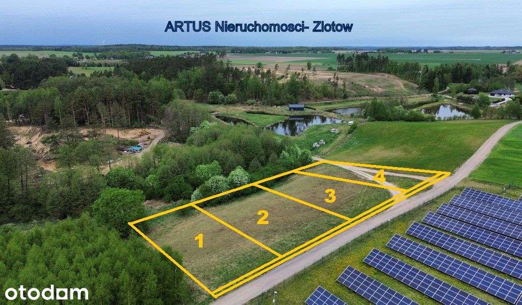 Działki budowlane (4 szt.)- Dzierzążenko gm.Złotów - Pełny obrazek: 3/19