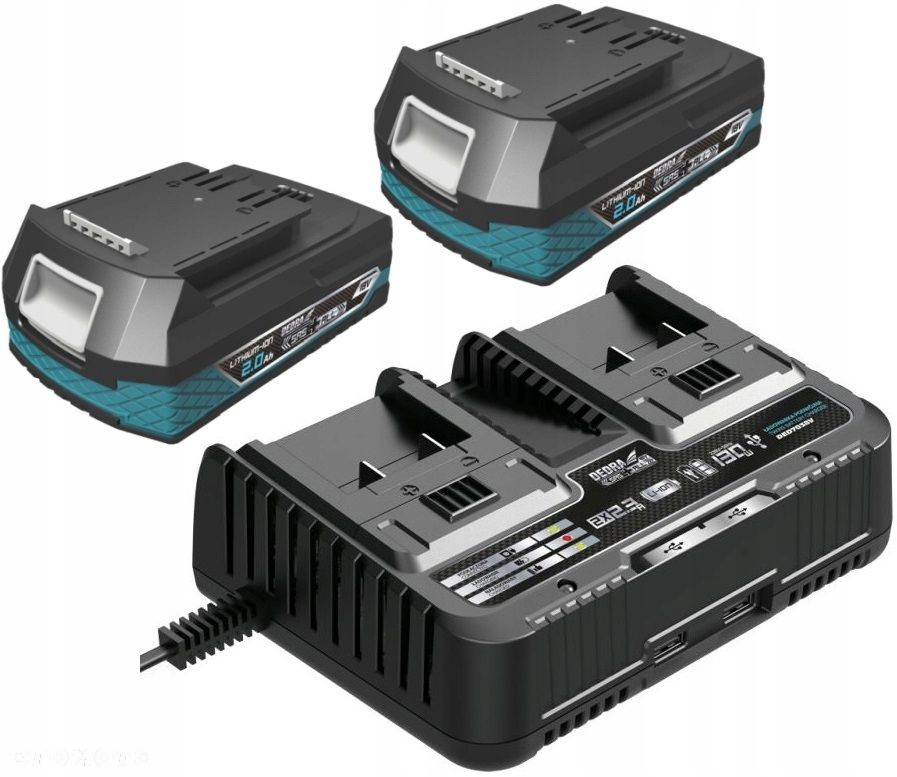 Ładowarka podwójna Ładowarka podwójna 18V, SAS  ALL dedra DED7038V 20 V - 11