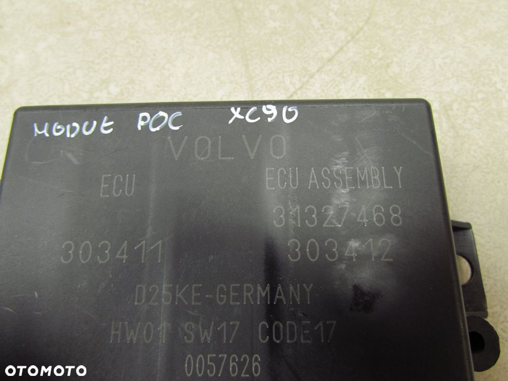 VOLVO XC90 LIFT 06- MODUL STEROWNIK PARKOWANIA PDC 31327468 - 5