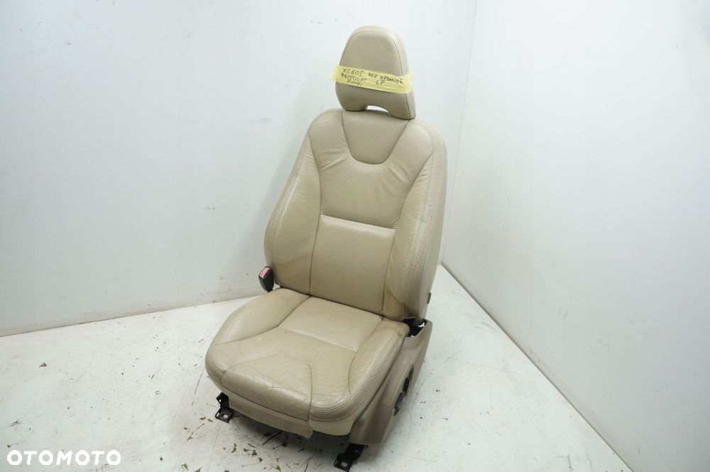 volvo xc60 fotel lewy przód lewy przedni grzany elektryczny beż - 1