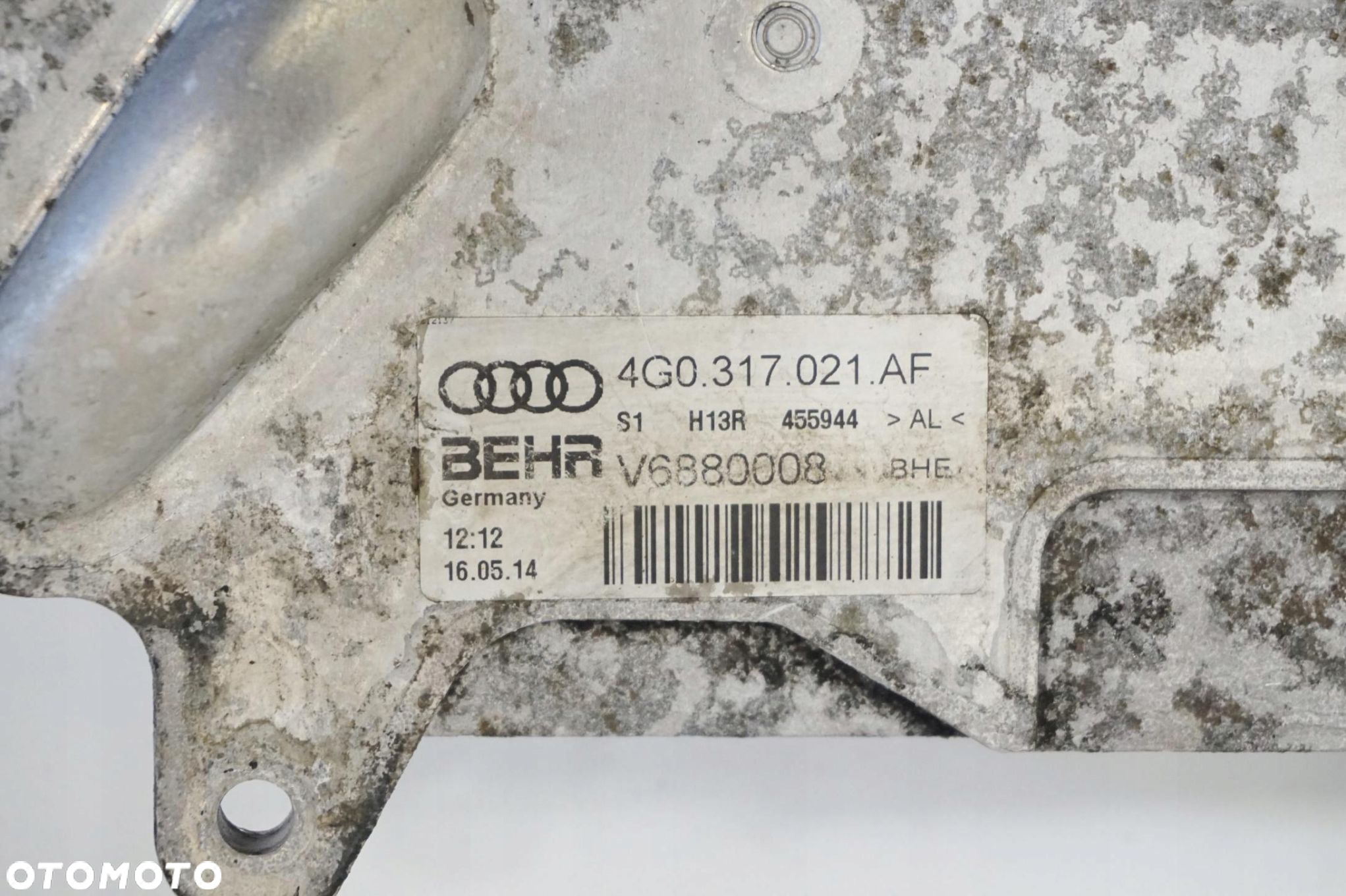 CHŁODNICA OLEJU AUDI A6 C7 4G 3.0TFSI 4G0317021AF - 2