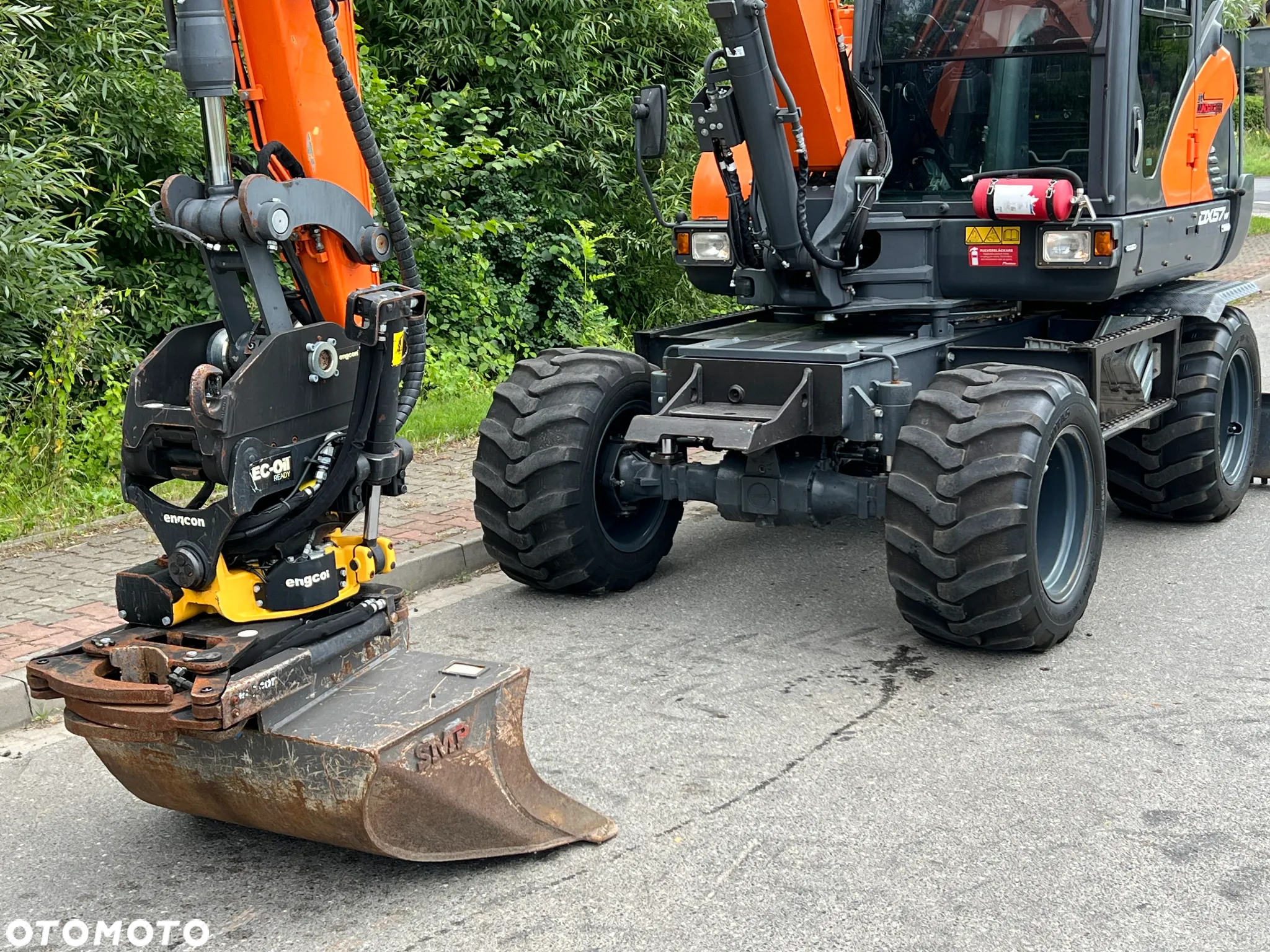 Doosan DOOSAN DX57W *ROTOTILT* 2200 Motogodzin JAK NOWA KOPARKA KOŁOWA STAN PERFEKCYJNY SPROWADZONA - 20