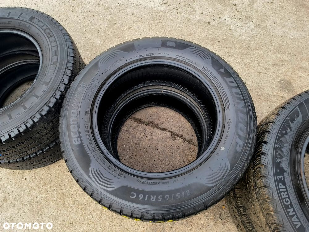 215/65R16C 16 C 109/107T Opony Letnie Lato DUNLOP ECONODRIVE ECONO DRIVE 7mm Legnica ALU-RAD 22r. 215/65 - 5