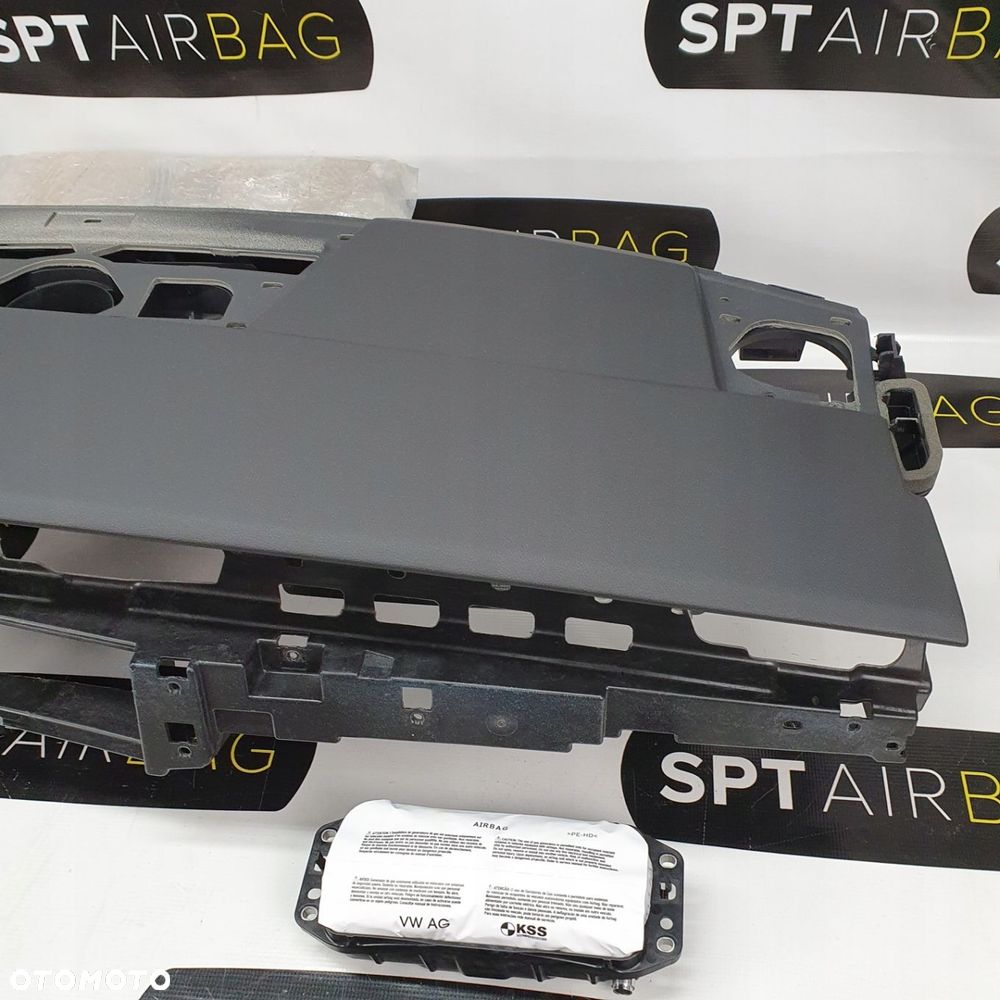 AUDI A6 C8 DESKA ROZDZIELCZA KONSOLA KOKPIT PULPIT PODUSZKI AIRBAG AIR BAG PASY KIT SET - 4