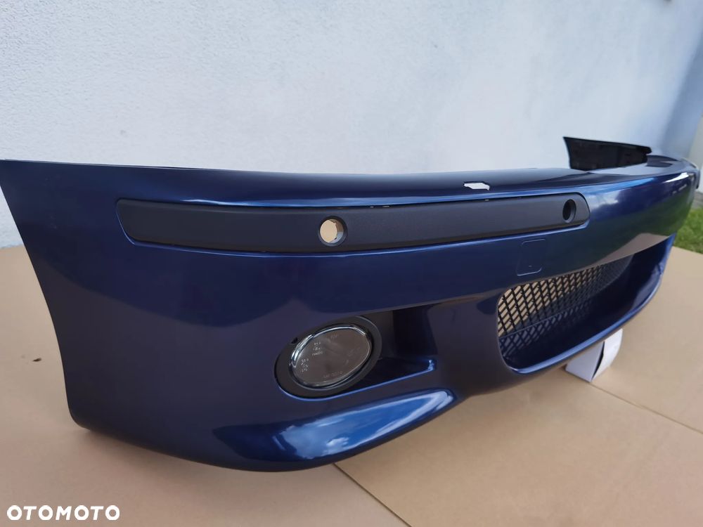 ZDERZAK BMW E39 M PAKIET BIARRITZBLAU PRZEDNI PRZÓD SPRYSKI PDC ORYGINALNY WYSYŁKA BDB - 3