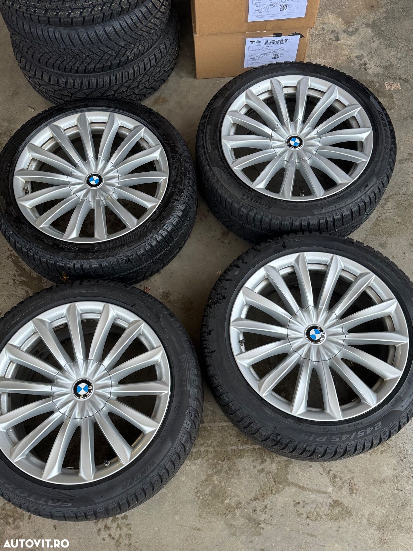 Vând set jante originale cu anvelope BMW seria 7 G11-G12 - 1