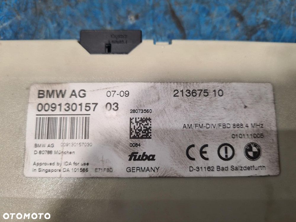 BMW X6 E71 WZMACNIACZ ANTENOWY GPS 213675 10 - 2