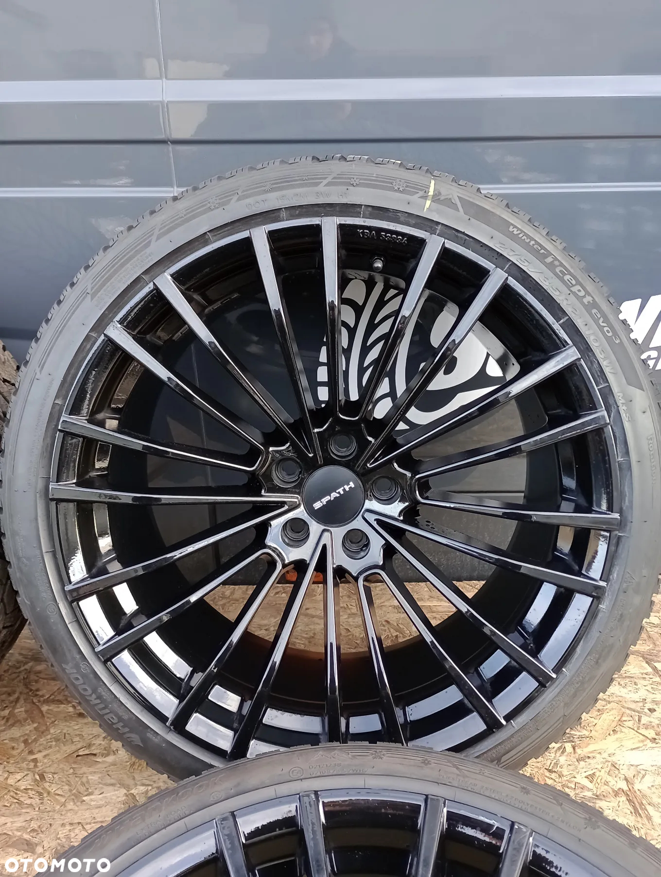 KOŁA ZIMOWE ALUMINIOWE TESLA Y R21 DWIE SZEROKOŚCI 2x 9,5J 2x10,5J OPONY 2x 255/35 R21 92V 2x 275/35 R21 103W HANKOOK WINTER ICEPT EVO 3 CZUJNIKI TPMS - 3
