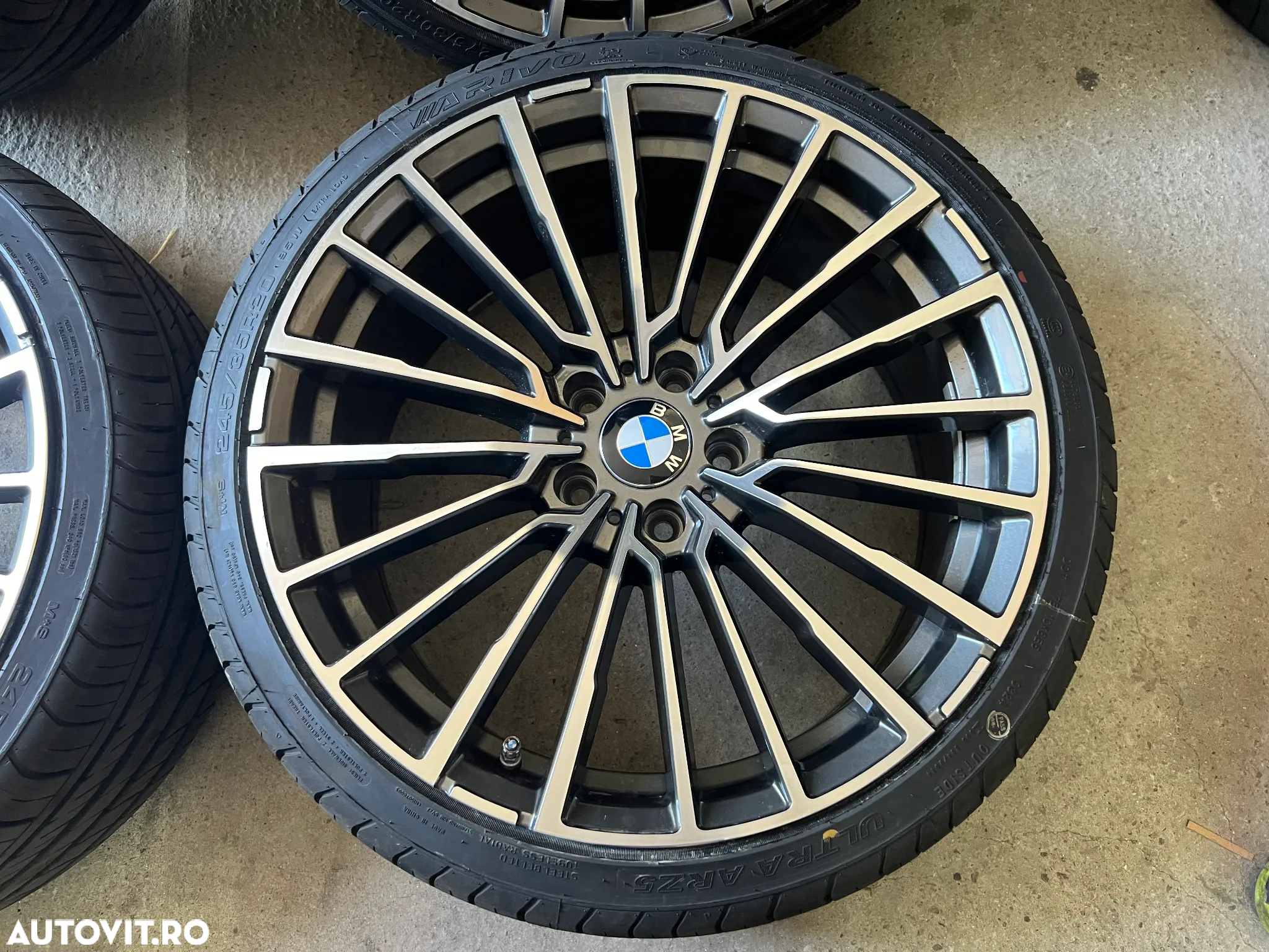 Jante BMW20 R20 F10 F11 F01 F02 F13 F30  CU ANVELOPE VARA APROAPE NOI DOT 2024 senzori de presiune incluse - 3