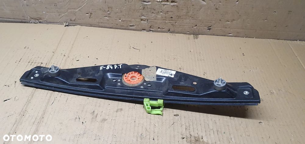 Mechanizm podnośnik szyby prawy tył BMW X1 E84 2990298 13262410 - 2