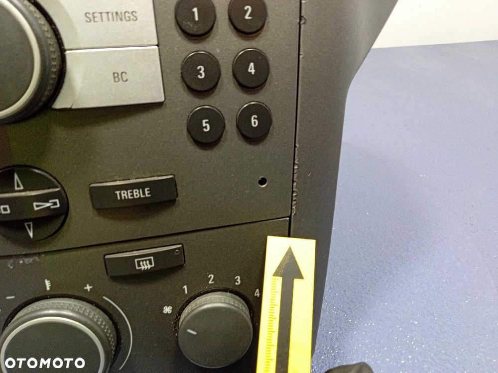 OPEL ZAFIRA B 2005- RADIO PANEL KLIMATYZACJI WYŚWIETLACZ 13188461 13208089 - 4