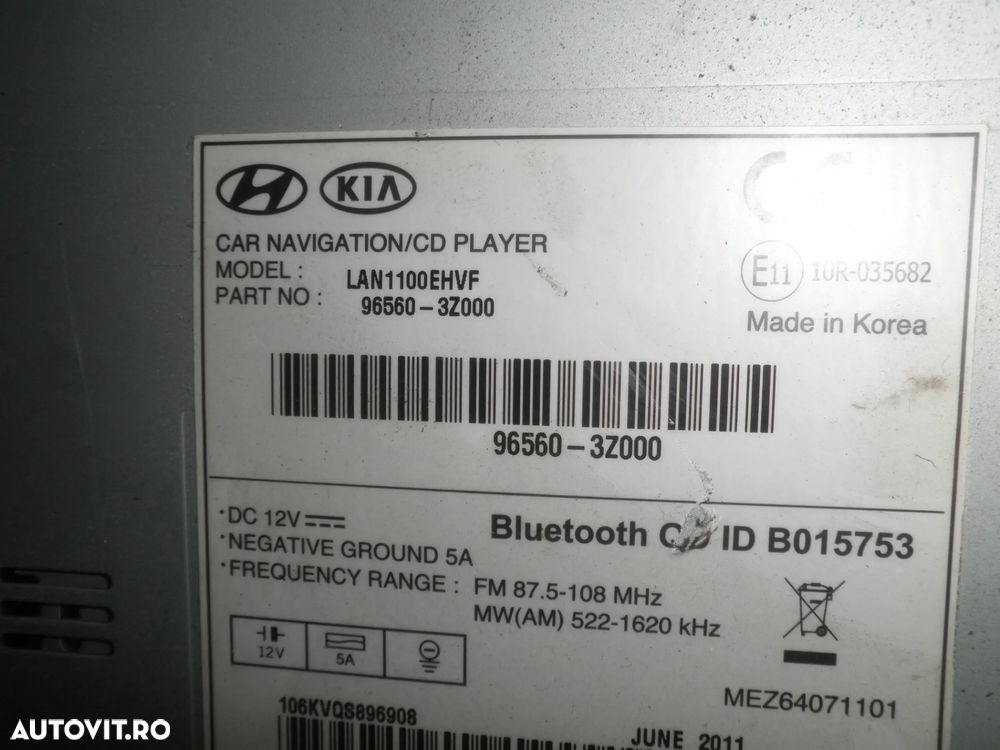 Navigatie Hyundai i40 2013 96560-3Z000 - 3