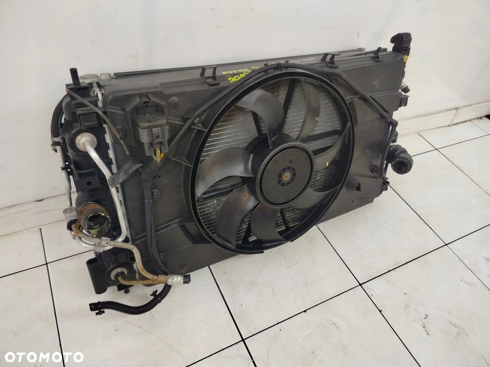 OPEL ASTRA J 09R- KOMPLET CHŁODNIC WENTYLATOR 1.6 BENZYNA AUTOMAT - 6