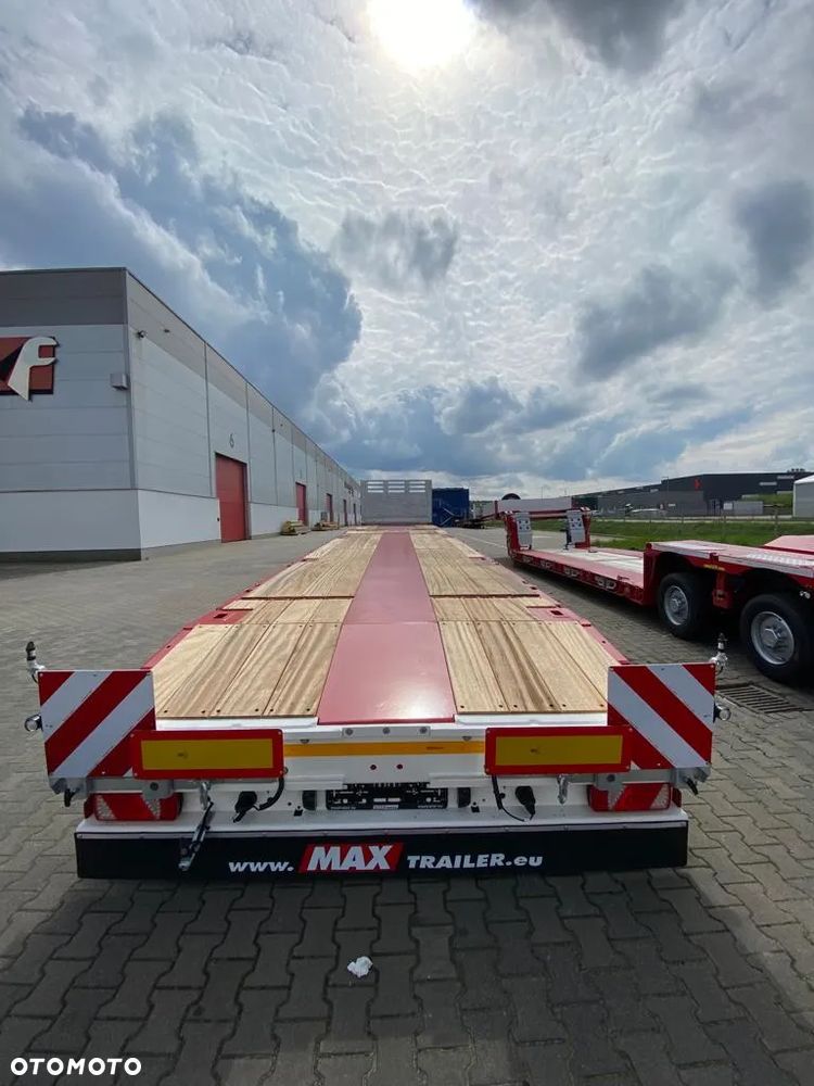 MAX Trailer Platforma telemega, 1 oś podnoszona, ostatnia oś skrętna - 2