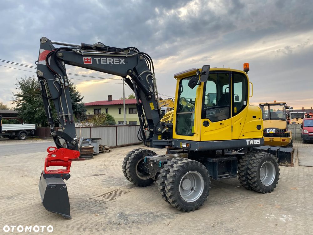 Terex TW85, GŁOWICA POWERTILT, 2 ŁYŻKI, RAMIĘ 3X ŁAMANE, KRÓTKI TYŁ, Z NIEMIEC, SUPER STAN, - 12
