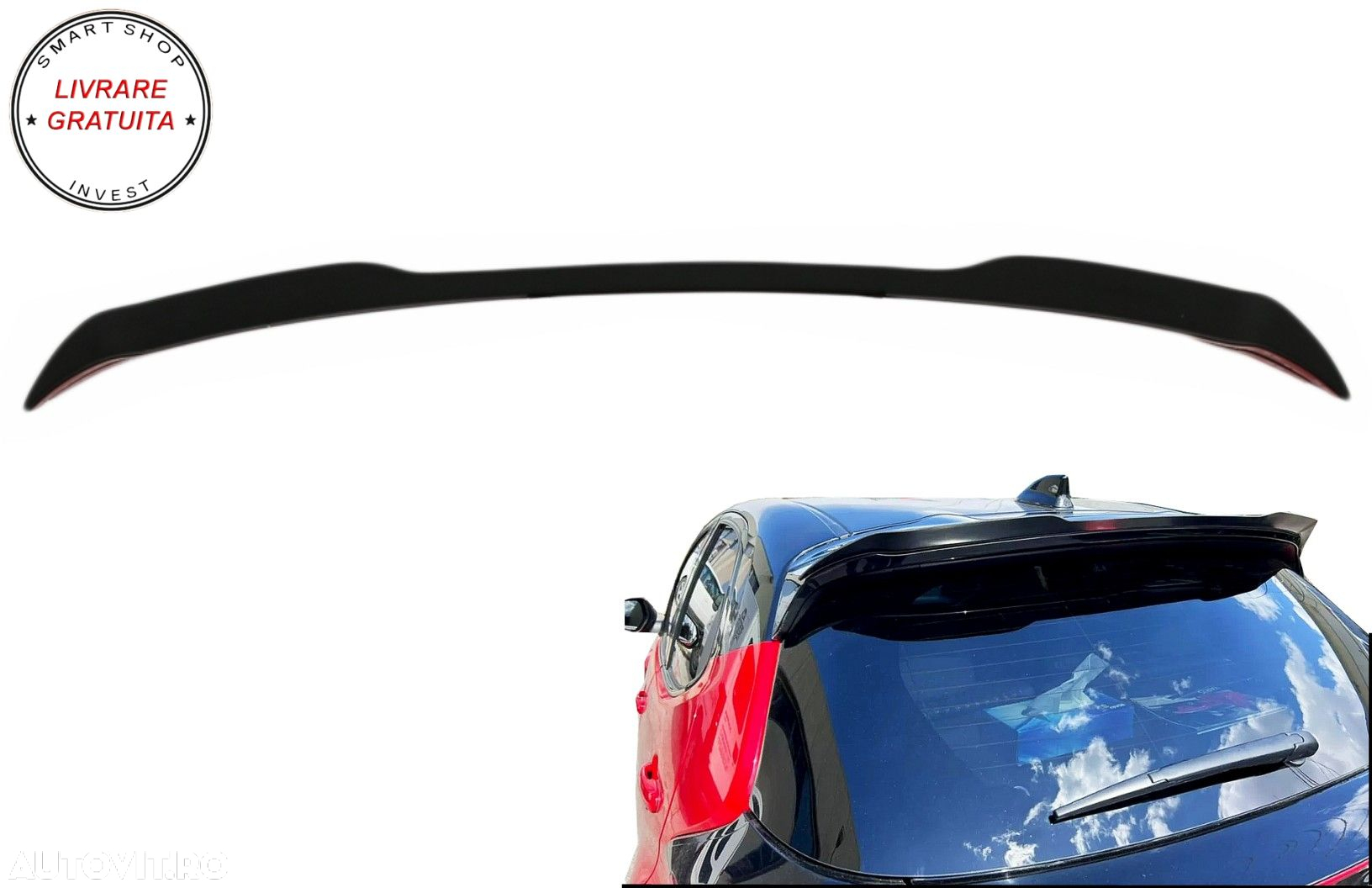 Eleron Luneta Toyota Yaris MK4 XP210 (2020-up) Negru Lucios- livrare gratuita - 7