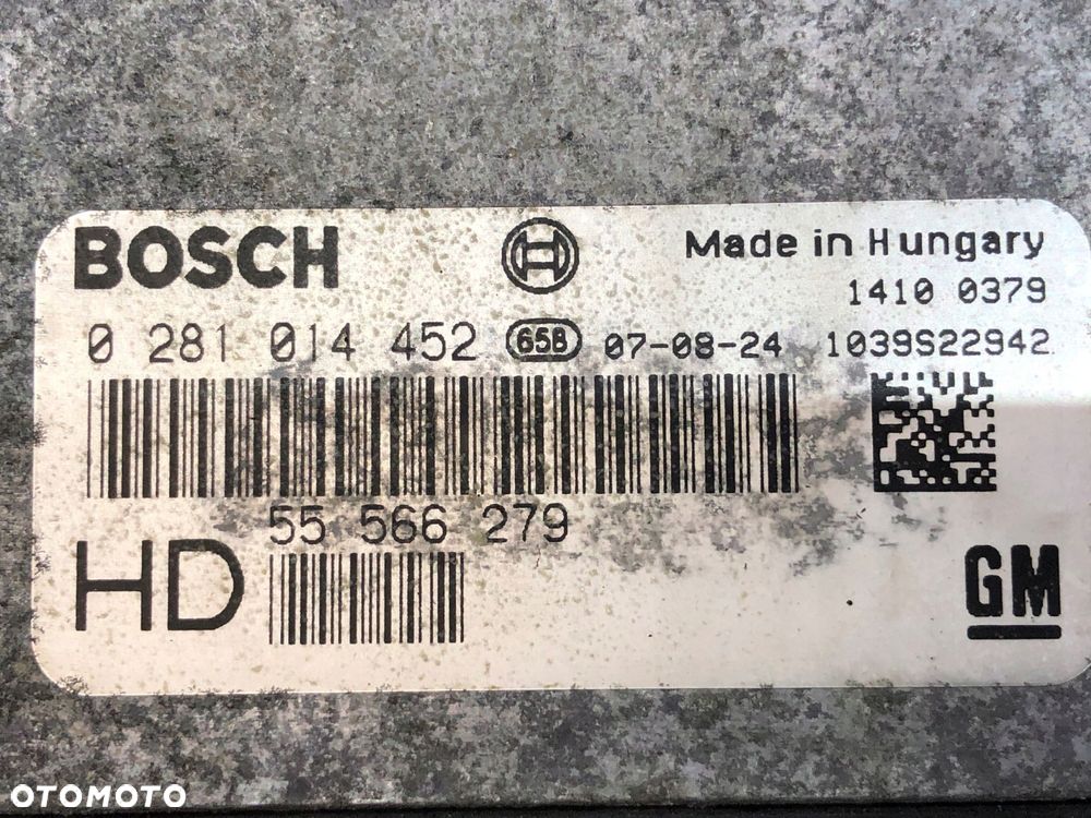 opel zafira b moduł sterownik silnika ecu 1.9cdti - 3